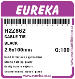 H2Z862 - Cable Tie Black -H2Z862_label_T